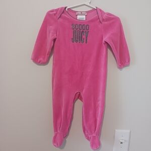 Juicy Couture So Juicy Pink Kids Footie